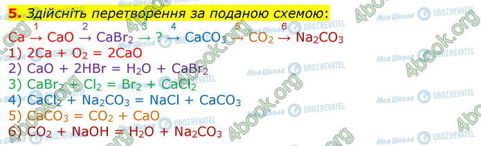 ГДЗ Хімія 8 клас сторінка Стр.201 (5)